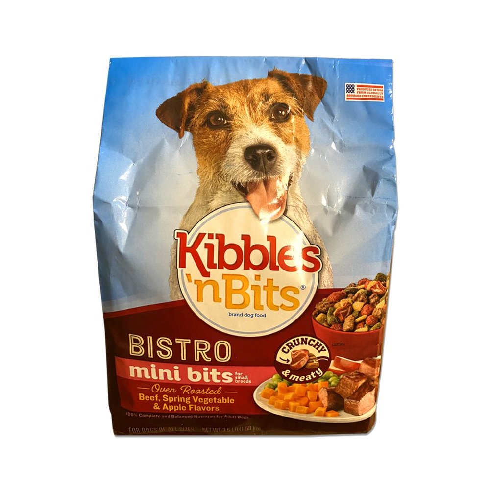 Kibbles 'N Bits Bistro Oven Roasted Beef Flavor Small Breed Mini Bits 3.5 Lb